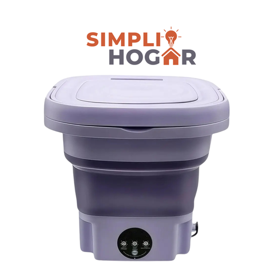 Mini lavadora Portatil Plegable Morada 11 L