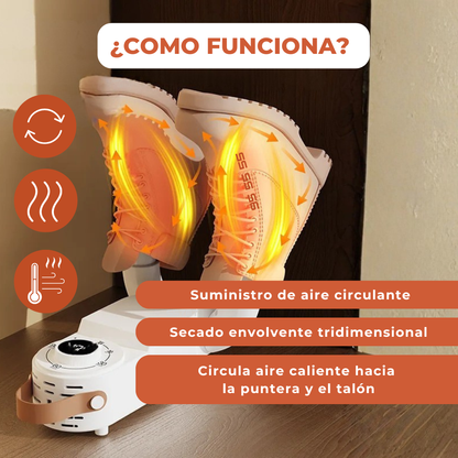 Secador Inteligente de Calzado 3 en 1